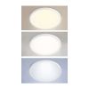 LED stropní světlo s dálkovým ovládáním Estela Low UGR - průměr 60 cm, bílá