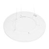 LED stropní světlo s dálkovým ovládáním Estela Low UGR - průměr 60 cm, bílá