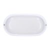 LED venkovní světlo WO744 - ovál 21 x 10,4 cm, bílá