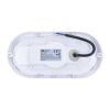 LED venkovní světlo WO744 - ovál 21 x 10,4 cm, bílá