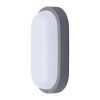 LED venkovní světlo WO744 - ovál 21 x 10,4 cm, šedá