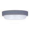 LED venkovní světlo WO745 - kruh 17 cm, šedá