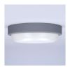 LED venkovní světlo WO745 - kruh 17 cm, šedá