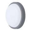 LED venkovní světlo WO745 - kruh 17 cm, šedá