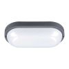 LED venkovní světlo WO749 - ovál 26 x 13,5 cm, šedá