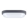 LED venkovní světlo WO749 - ovál 26 x 13,5 cm, šedá