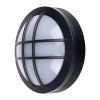 LED venkovní světlo WO753 - kruh 17 cm, černá