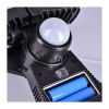 LED solární světlo se senzorem WO772, černá