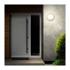 LED venkovní světlo WO780-1 se senzorem - kruh 22 cm, 2 kryty, černá / bílá