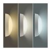 LED venkovní světlo WO780-1 se senzorem - kruh 22 cm, 2 kryty, černá / bílá