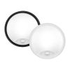 LED venkovní světlo WO780-1 se senzorem - kruh 22 cm, 2 kryty, černá / bílá