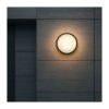 LED venkovní světlo WO780-2 se senzorem - kruh 22 cm, 2 kryty, černá / bílá