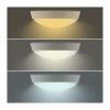 LED venkovní světlo WO780-2 se senzorem - kruh 22 cm, 2 kryty, černá / bílá