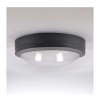 LED venkovní světlo WO781 Siena se senzorem - kruh 23 cm, šedá