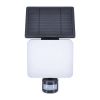 LED solární světlo WO785-1 se senzorem, černá