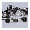LED venkovní světelný řetěz WO794-1, 15 + 5 m, černá