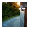LED solární světlo WO7203 se senzorem, černá