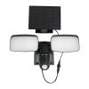 LED solární světlo WO7203 se senzorem, černá
