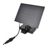 LED solární světlo WO7203 se senzorem, černá