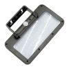 LED solární světlo WO7204 se senzorem, černá