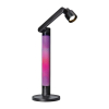 LED stolní lampička WO67 RGB s dálkovým ovladačem, černá