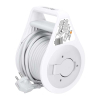 Prodlužovací kabel na bubnu 3Z - 10m, 3x1,0, šedá