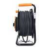 Prodlužovací kabel na bubnu 1Z pro venkovní využití - 50m, černá