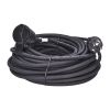Prodlužovací kabel spojka 1Z gumová - 20m, 3x1,5, černá