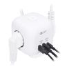 Prodlužovací kabel 3Z + USB - kostka, 2m, vypínač, 3x1,0, bílá