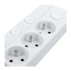 Prodlužovací kabel 6Z - 3m, vypínač, 3x1,0, bílá