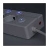 Prodlužovací kabel 6Z - 3m, vypínač, 3x1,0, bílá
