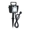 Zahradní sloupek 230V 2Z - PG03, 1,5m kabel, časový spínač, černá