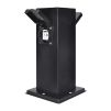 Zahradní sloupek 230V 2Z - PG11, černá
