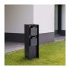 Zahradní sloupek 230V 2Z - PG12, černá