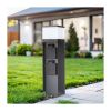 Zahradní sloupek 230V 2Z - PG13, s LED osvětlením, černá