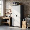 44906 3 univerzalni kovova skrin 90 x 40 x 185 cm cylindricky zamek svetle seda ral 7035