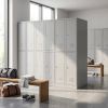 45173 2 kovova satni skrinka 6 boxu 90 x 45 x 185 cm cylindricky zamek svetle seda ral 7035