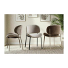 Jídelní židle Redwing, hnědá / krémová