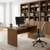 Ergonomický stůl Impress 160 x 90 cm, levý, ořech dijon