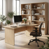Ergonomický stůl Impress 160 x 90 cm, pravý, akát světlý