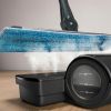 Bezdrátový parní mop Polti MOPPY BLACK, černá